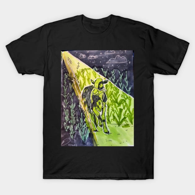 Galactic Harvest T-Shirt by Animal Surrealism